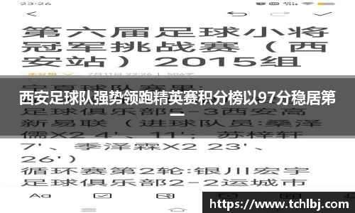 西安足球队强势领跑精英赛积分榜以97分稳居第一
